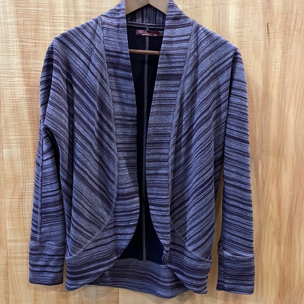 PrAna Women’s Paradiso Cocoon Cardigan (Plum/Purple)